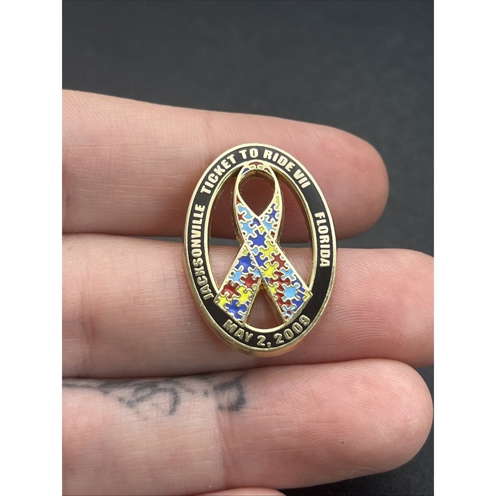 Ticket To Ride VII Jacksonville Florida 2009 Lapel Hat Pin